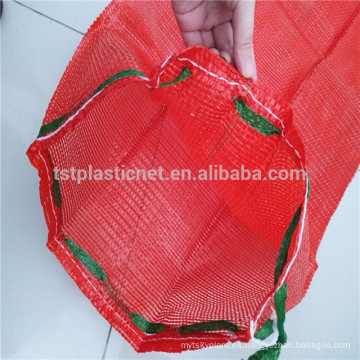 Bolso de malla tubular tejido plástico resistente para embalar